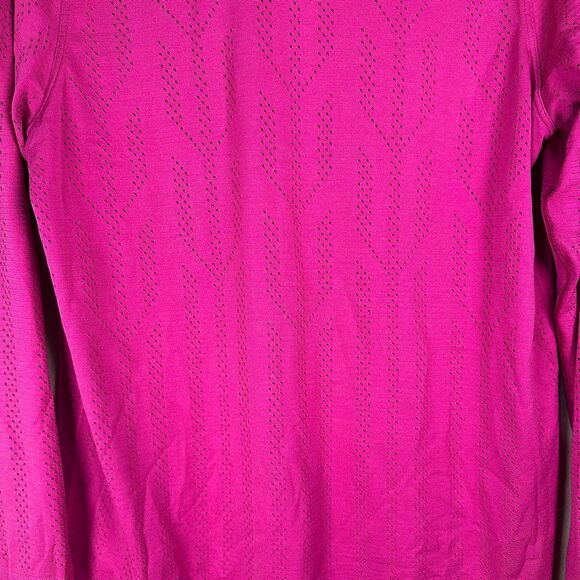Lululemon Swiftly Breathe Long Sleeve *Fetching Lines sz 10 - Picture 3 of 8